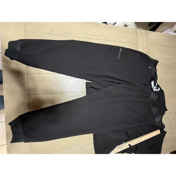 FIGS Scrub Set Womens XL Black Technical Casma Top Zamora Jogger Pants - Picture 10 of 12